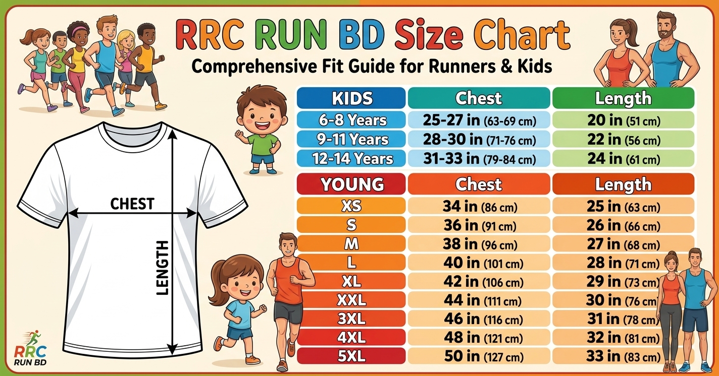 T-Shirt Size Chart
